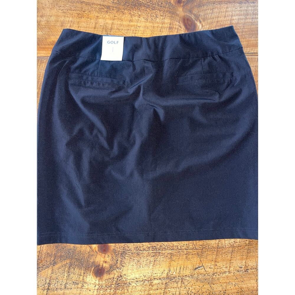 NWT Womens Black Zenergy Golf by Chicos Golf PIckleball Athletic Lined Skirt 1 - Picture 5 of 9